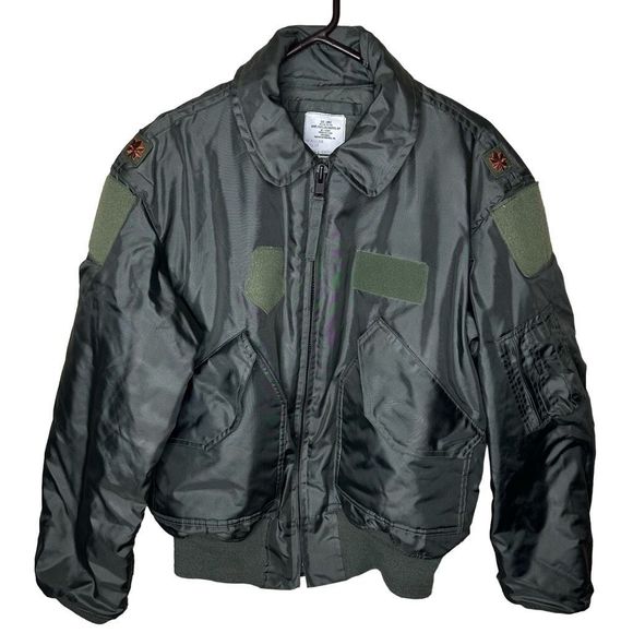 Vintage USAF Cold Weather Flyers Bomber Jacket Large - Picture 1 of 4